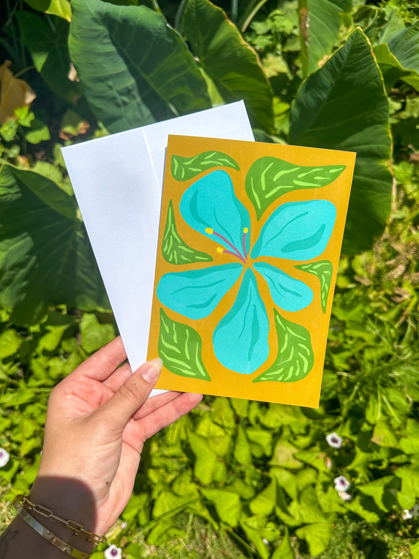 Hibiscus Card