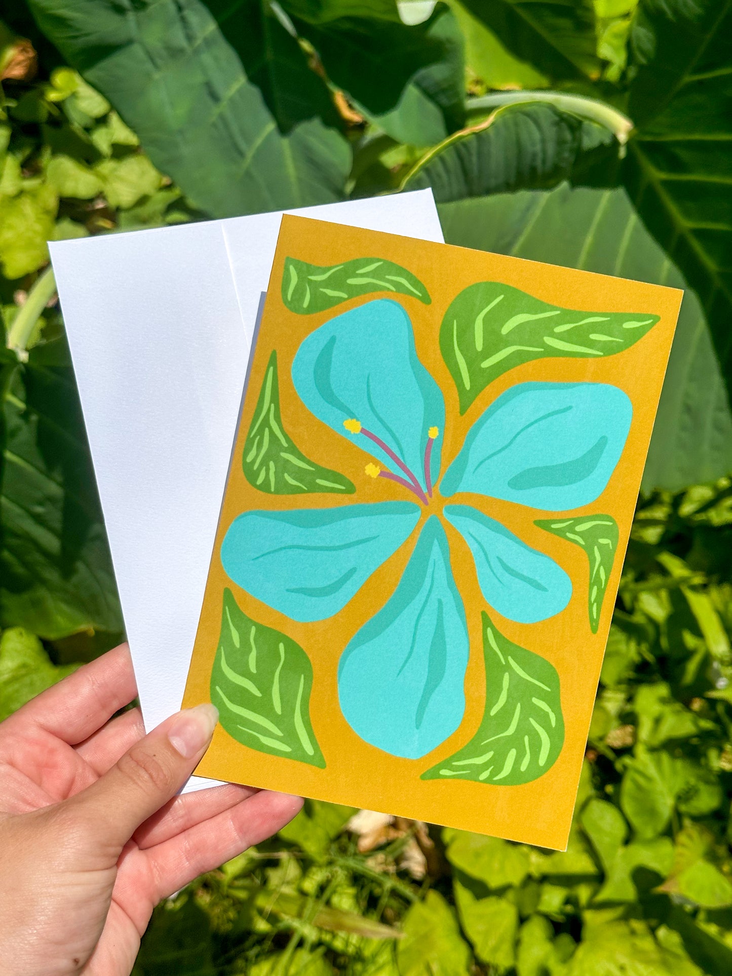 Hibiscus Card