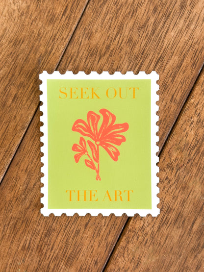 Postage Stamp Sticker Set