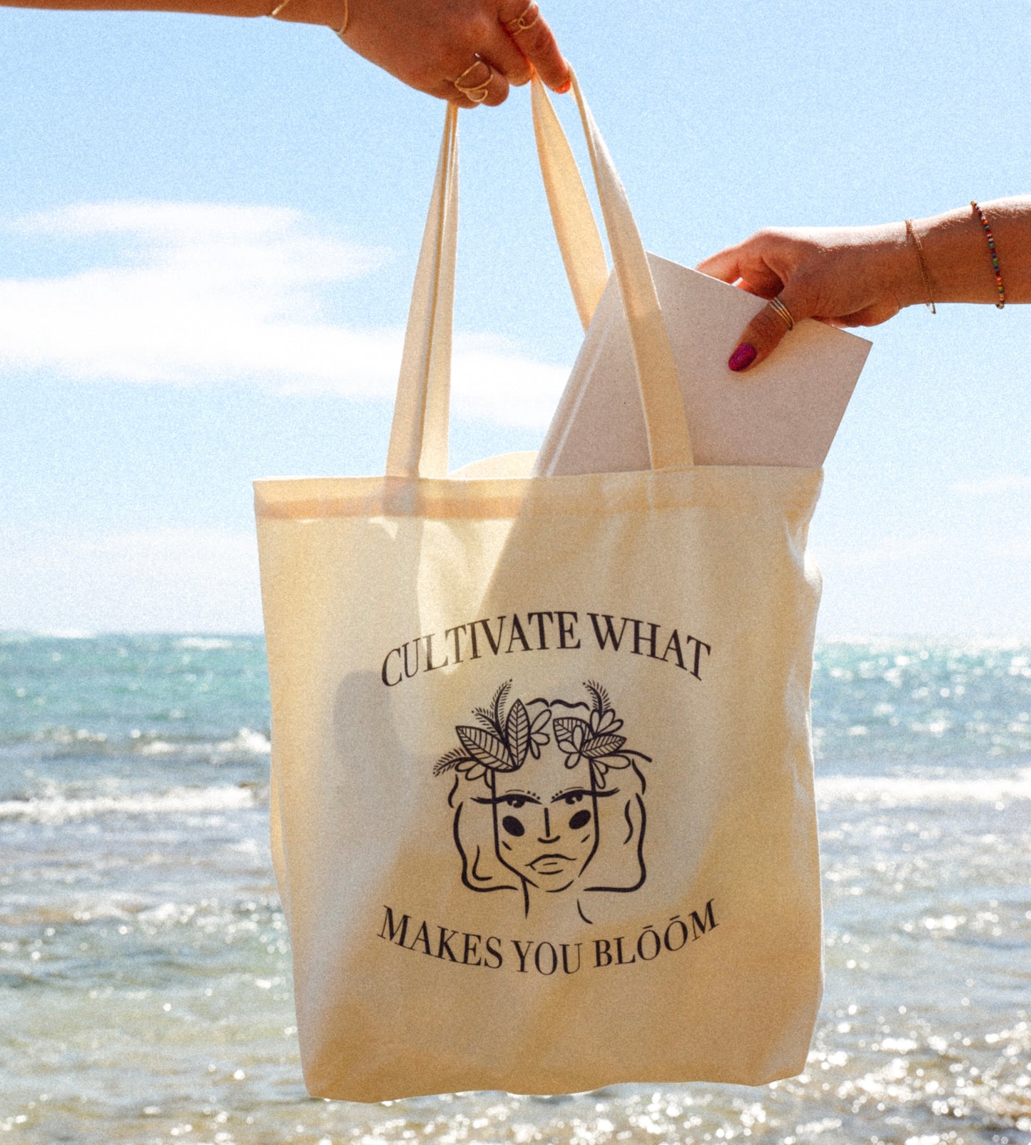 Cultivate What Makes You BLŌŌM Tote Bag