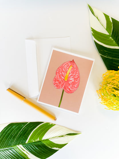 Anthurium Card