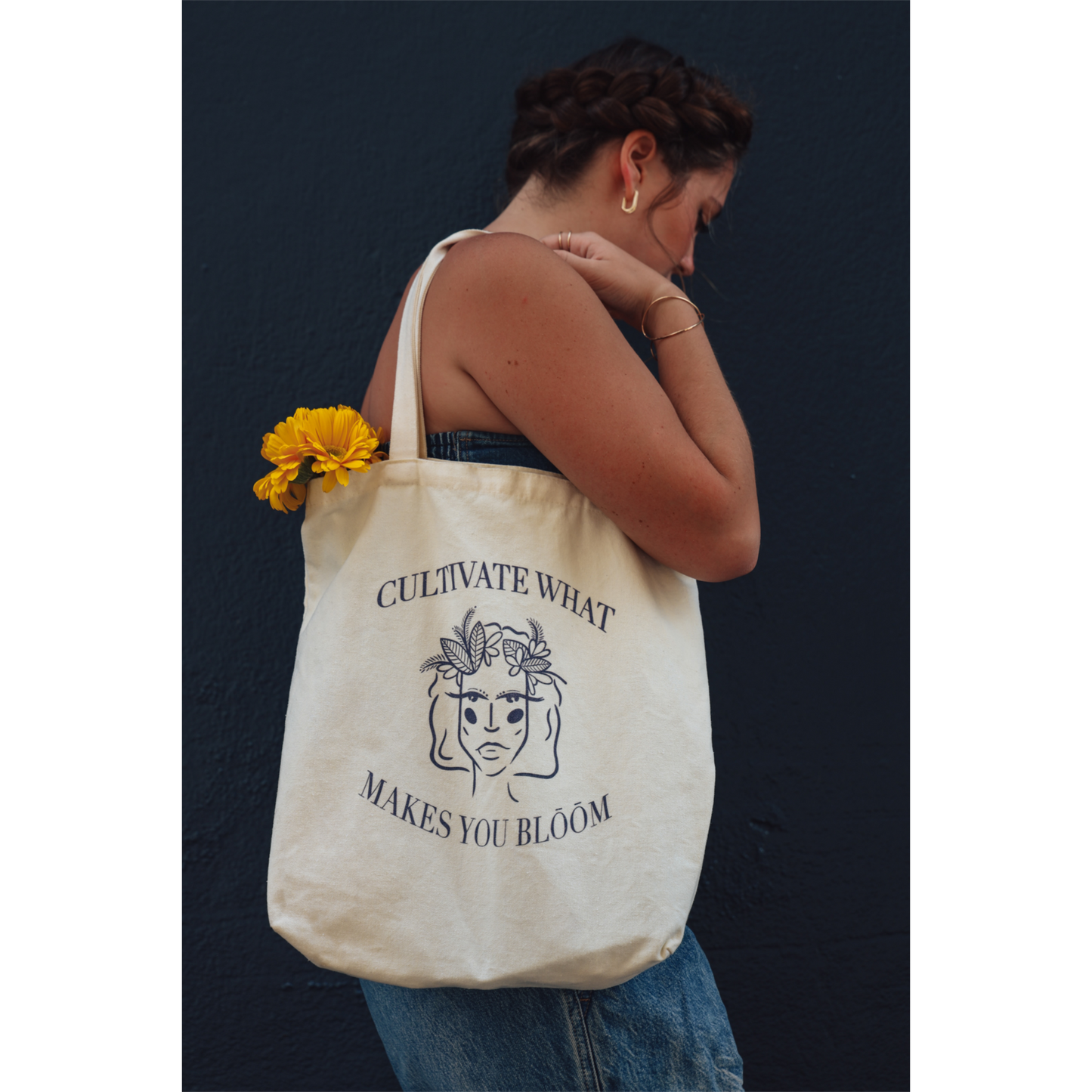 Cultivate What Makes You BLŌŌM Tote Bag